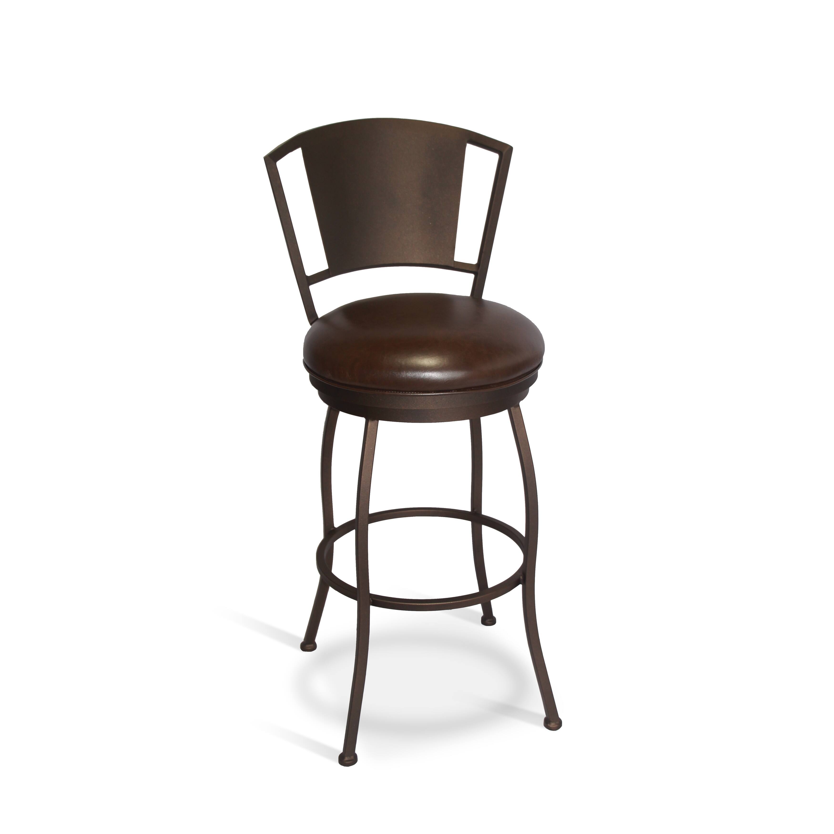 Tempo Furniture Bristol Swivel 26" Counterstool/30" Barstool Sun Bronze